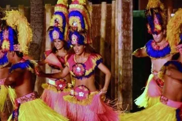 a group of people wearing costumes